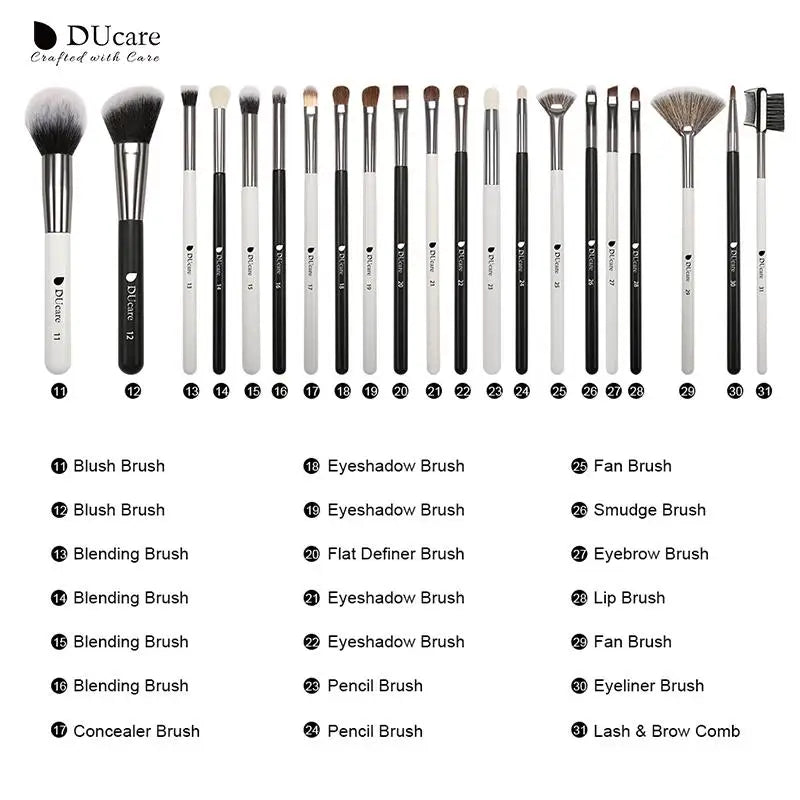 DUcare PANDA - 31 Pinceaux Professionnels