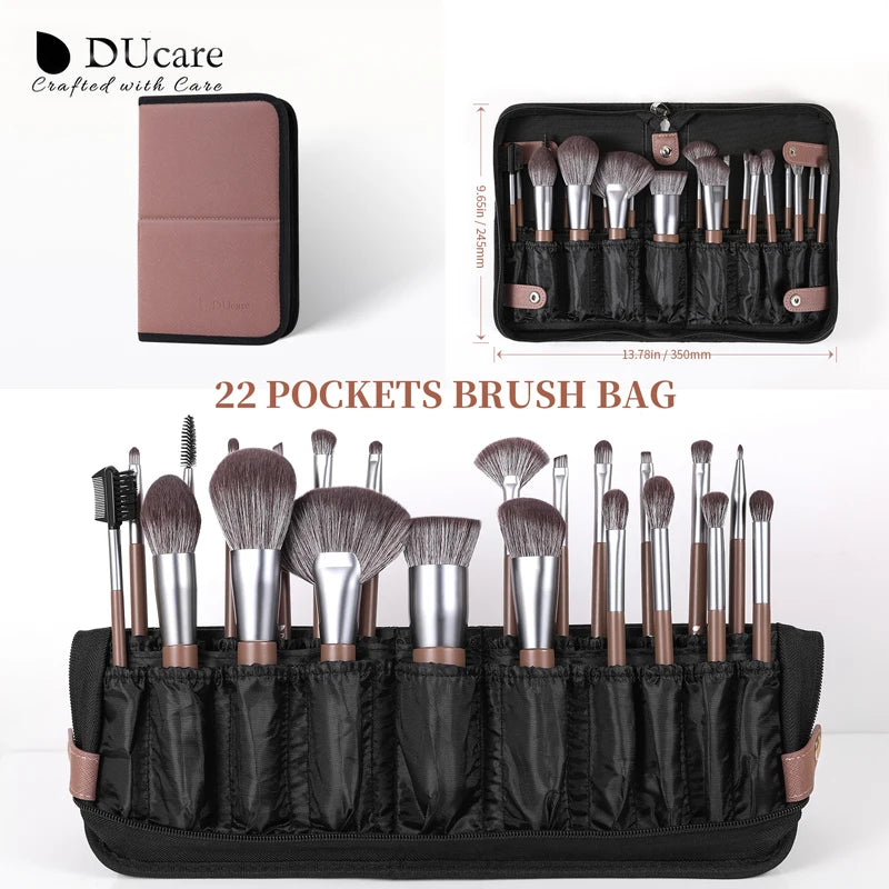 DUcare Coffret Élégant - Set de 22 Pinceaux Professionnels